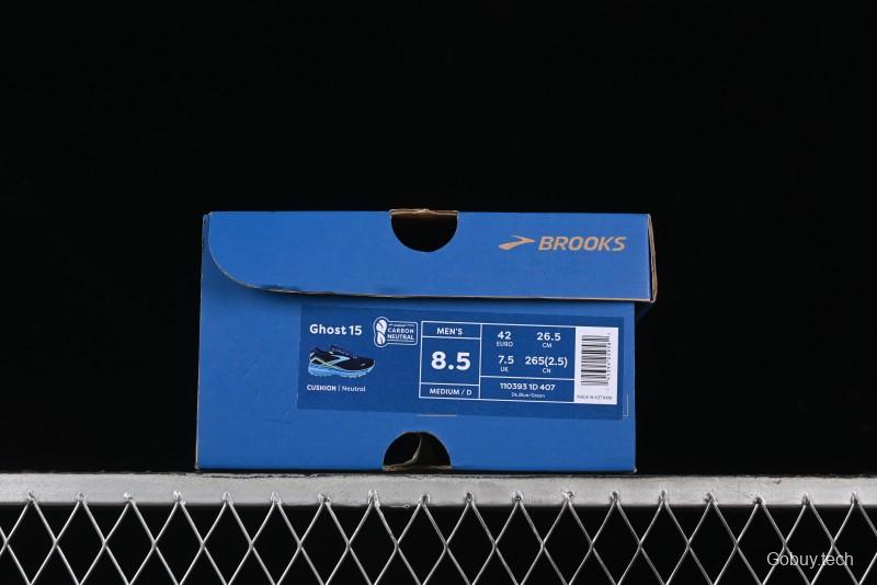 Brooks Ghost 15 Low-Cut Breathable Cushioned Support Running Shoes - 1103931D407