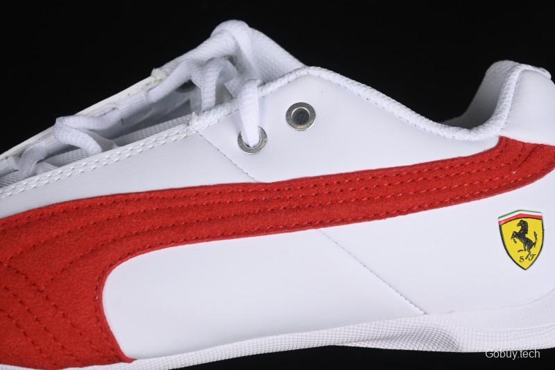 Puma Sparco Future Round Toe Lace-Up Leather Fabric Low-Top Lifestyle Casual Shoes - 308585-02
