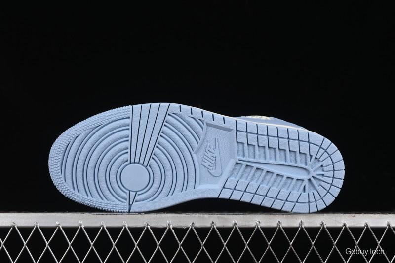 Nike Travis Scott x Fragment Design x Air Jordan 1 Low OG SP AJ1 University Blue - LX1988-104