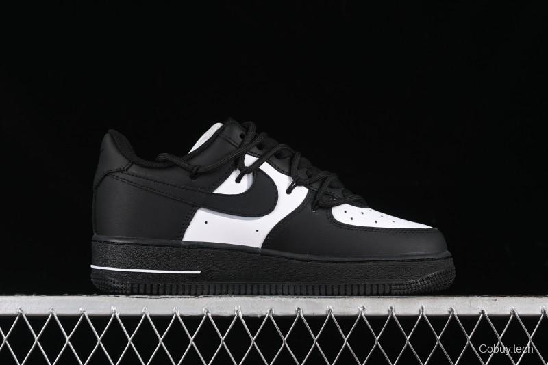 Nike Air Force 1 '07 Low Retro Street Spray White Peach Bubble Casual Sneakers - ZH0316-038