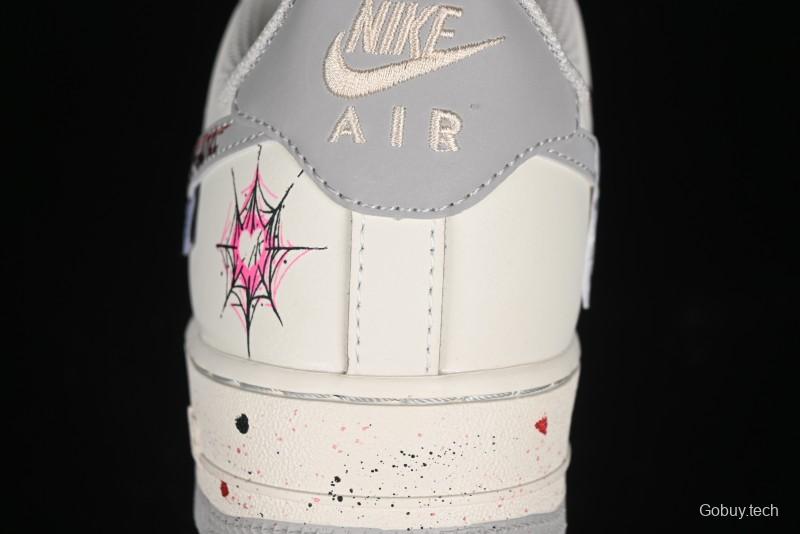 Nike Air Force 1 '07 Low Halloween Edition "Mercury Spider" Casual Sneakers - FB1893-333