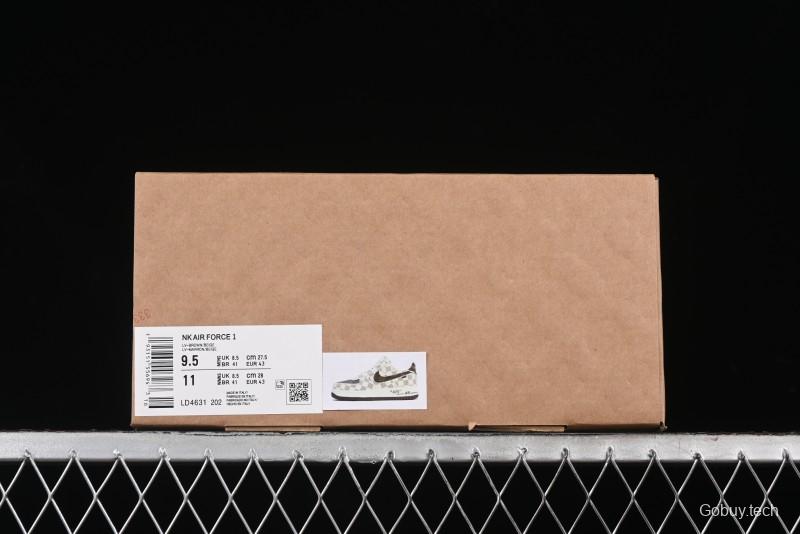 Nike Air Force 1 '07 Low Louis Vuitton Collaboration Casual Sneakers - LD4631-202