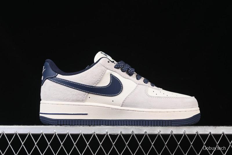 Nike Air Force 1 '07 Low Supreme The North Face Collaboration - Pig Eight Navy Blue Casual Sneakers - XZ6188-118