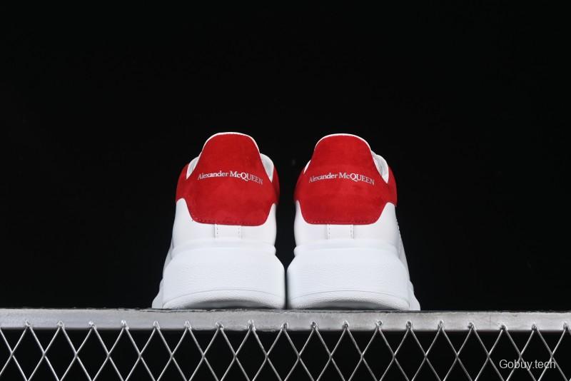 Alexander McQueen Oversized Sneakers with Red Suede Heel Detail - D.E5