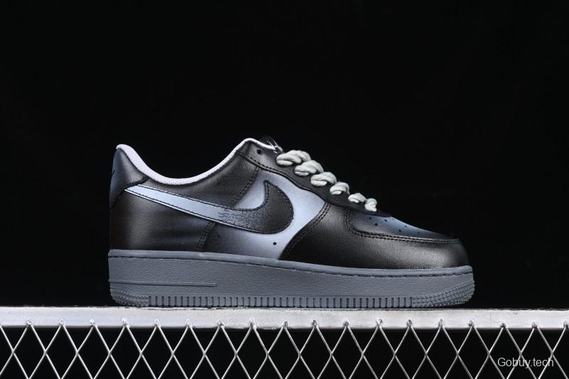Nike Air Force 1 '07 Low Night Storm Custom Casual Sneakers for Autumn Winter - YD2425-101