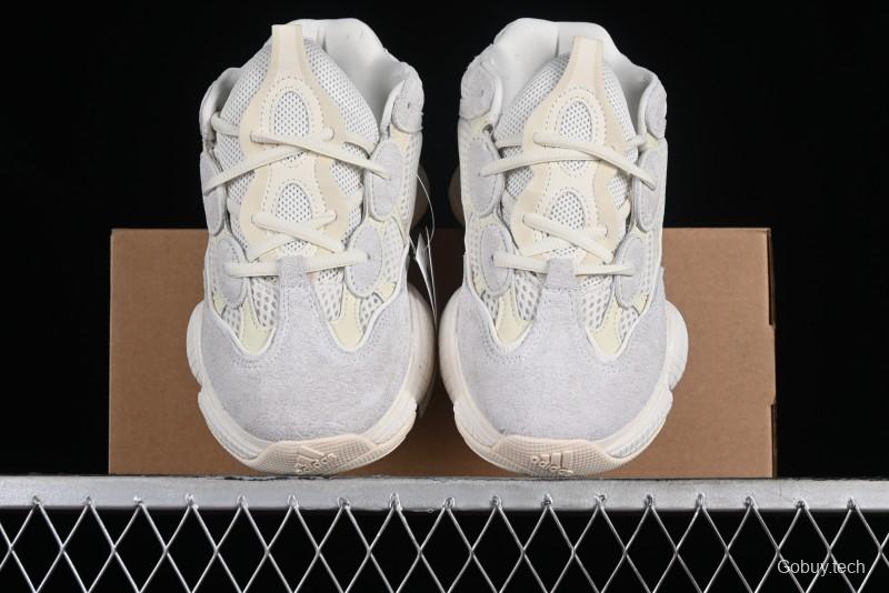 Adidas Yeezy 500 Bone White Casual Running Shoes - FV3573