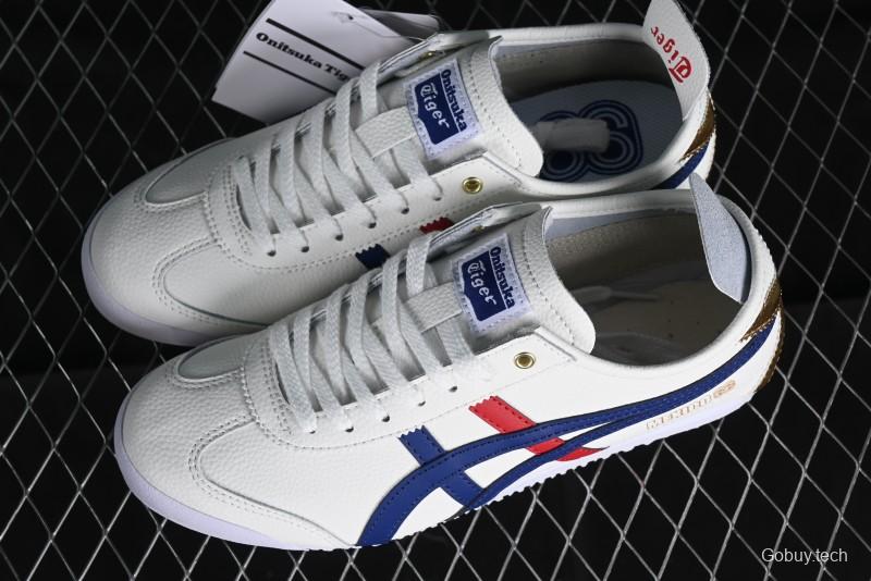Onitsuka Tiger Mexico 66 Low-Top Leather Sneakers for Casual Running - D507L-0152