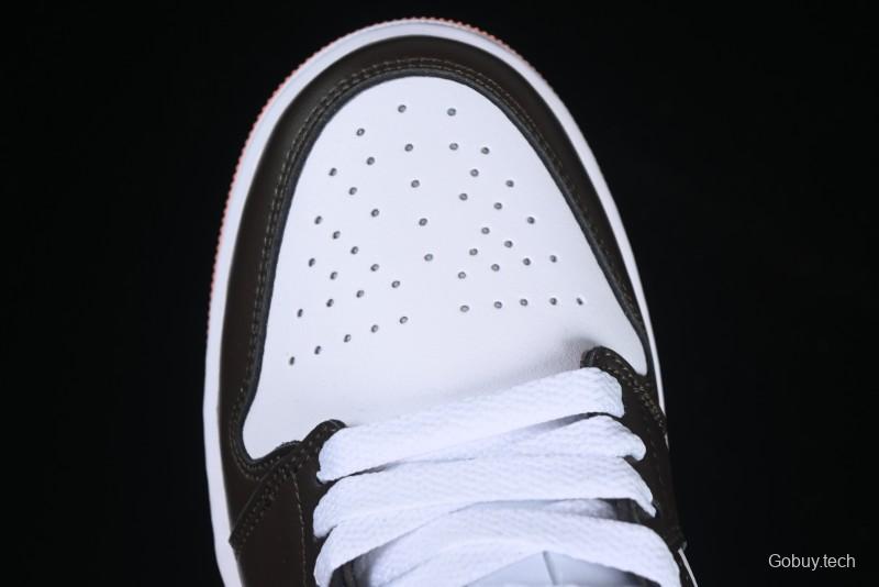 Nike Air Jordan 1 Low AJ1 Mocha Pink Casual Lifestyle Sneakers - DC0774-182