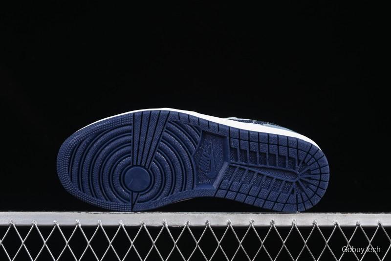 Nike Air Jordan 1 Low "Canadian Tuxedo" Basketball Shoes - IH0648-141
