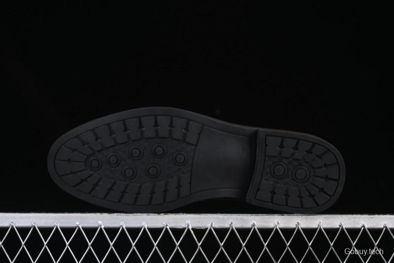 ECCO London Collection Slip-On Business Men's Leather Shoes with Wide Toe Design and Innovative Sole - 61160801002