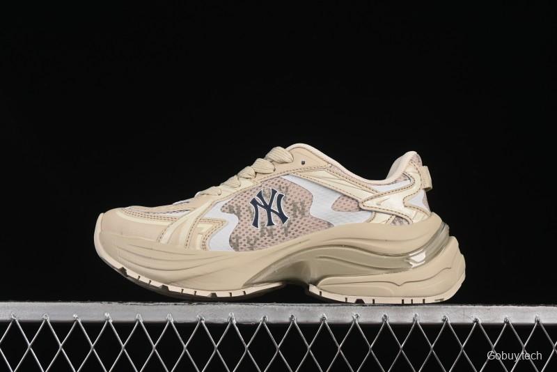 New York Yankees MLB Chunky Curve Runner Monogram Thick Sole Casual Running Shoes - 3ARNSPL5N50SAS