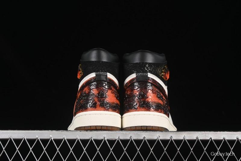 Nike Air Jordan 1 High Retro OG "CNY" Basketball Shoes with Traditional Chinese Auspicious Elements - IB3165-091