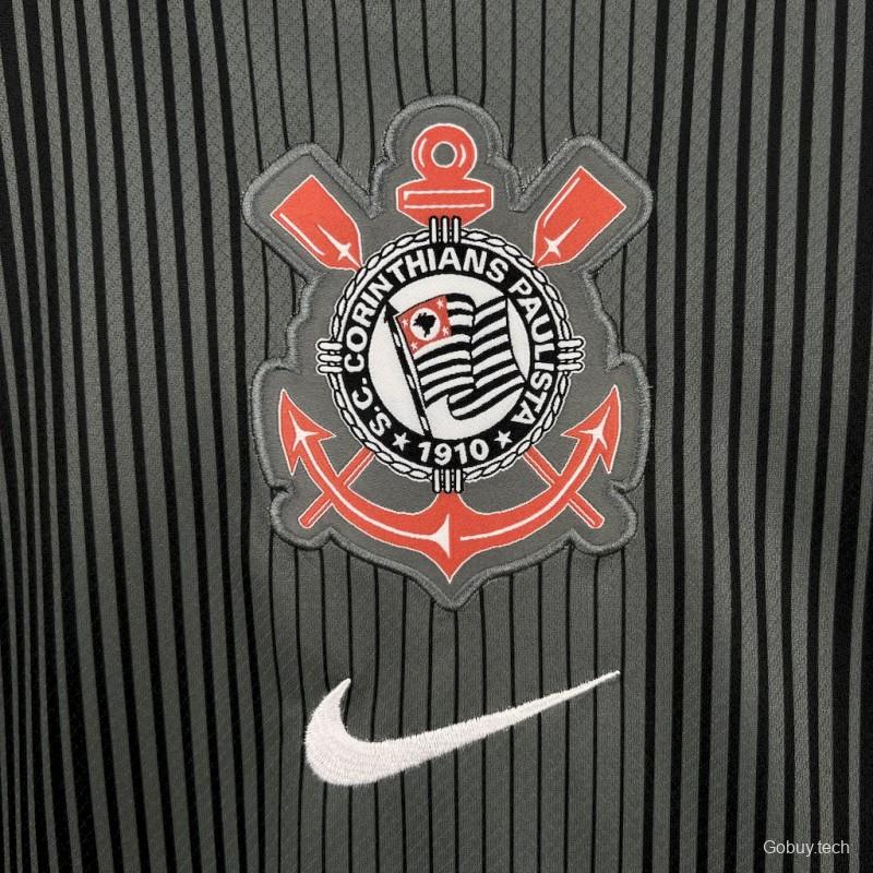 2025/26 Corinthians Black Goalkeeper Jersey