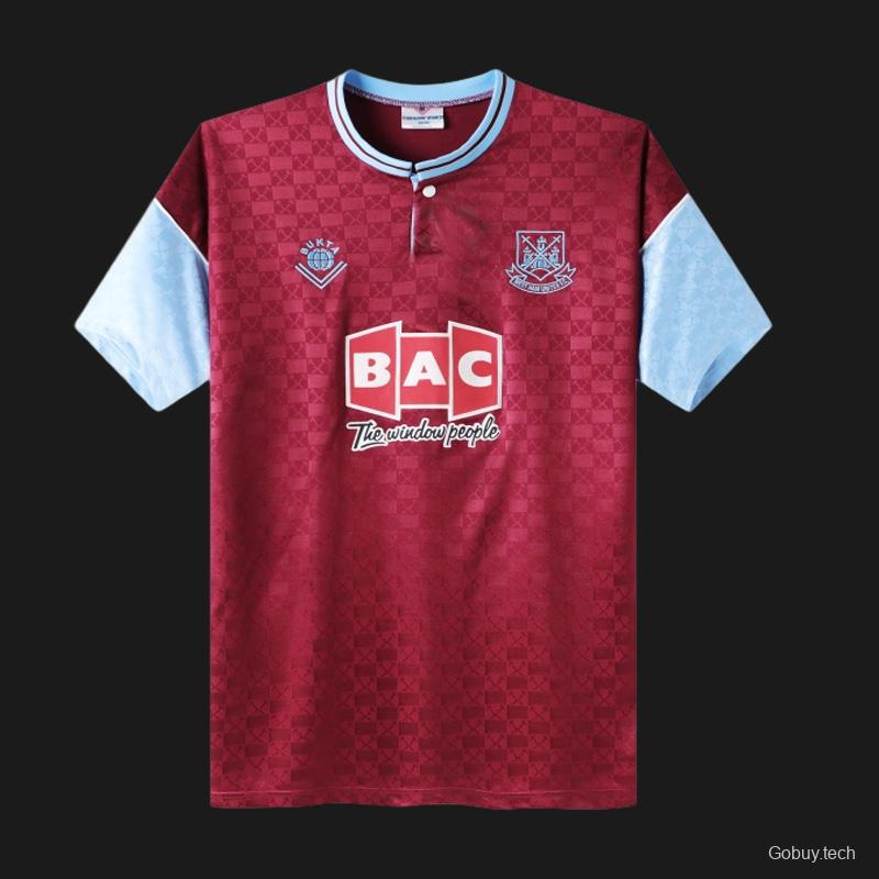 Retro 89/90 West Ham United Home Jersey