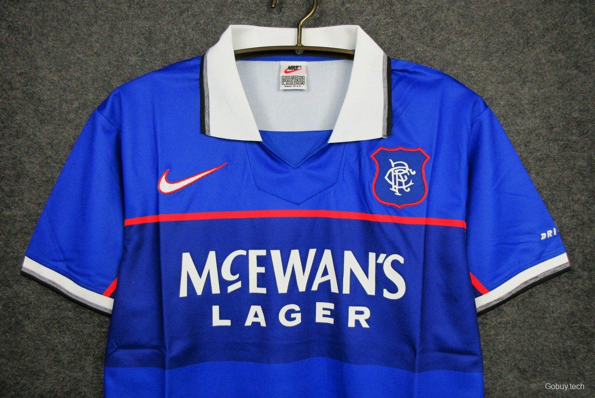 Retro 97/99 Glasgow Rangers Home Jersey