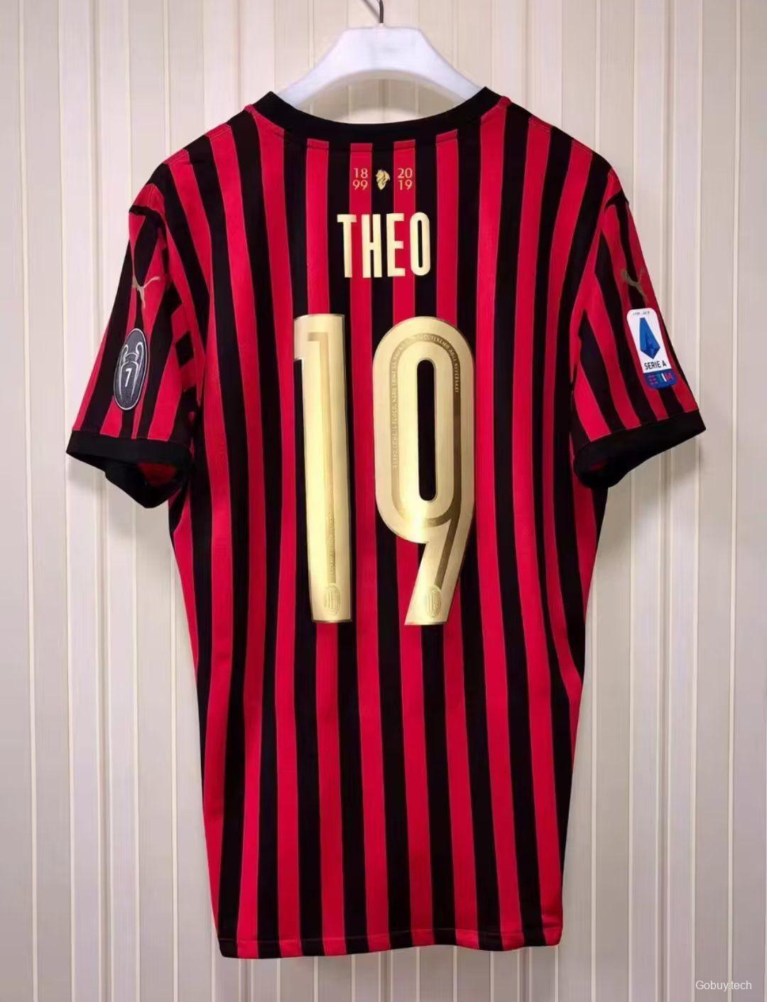 Retro 19/20 AC Milan Anniversary 120TH Home Jersey