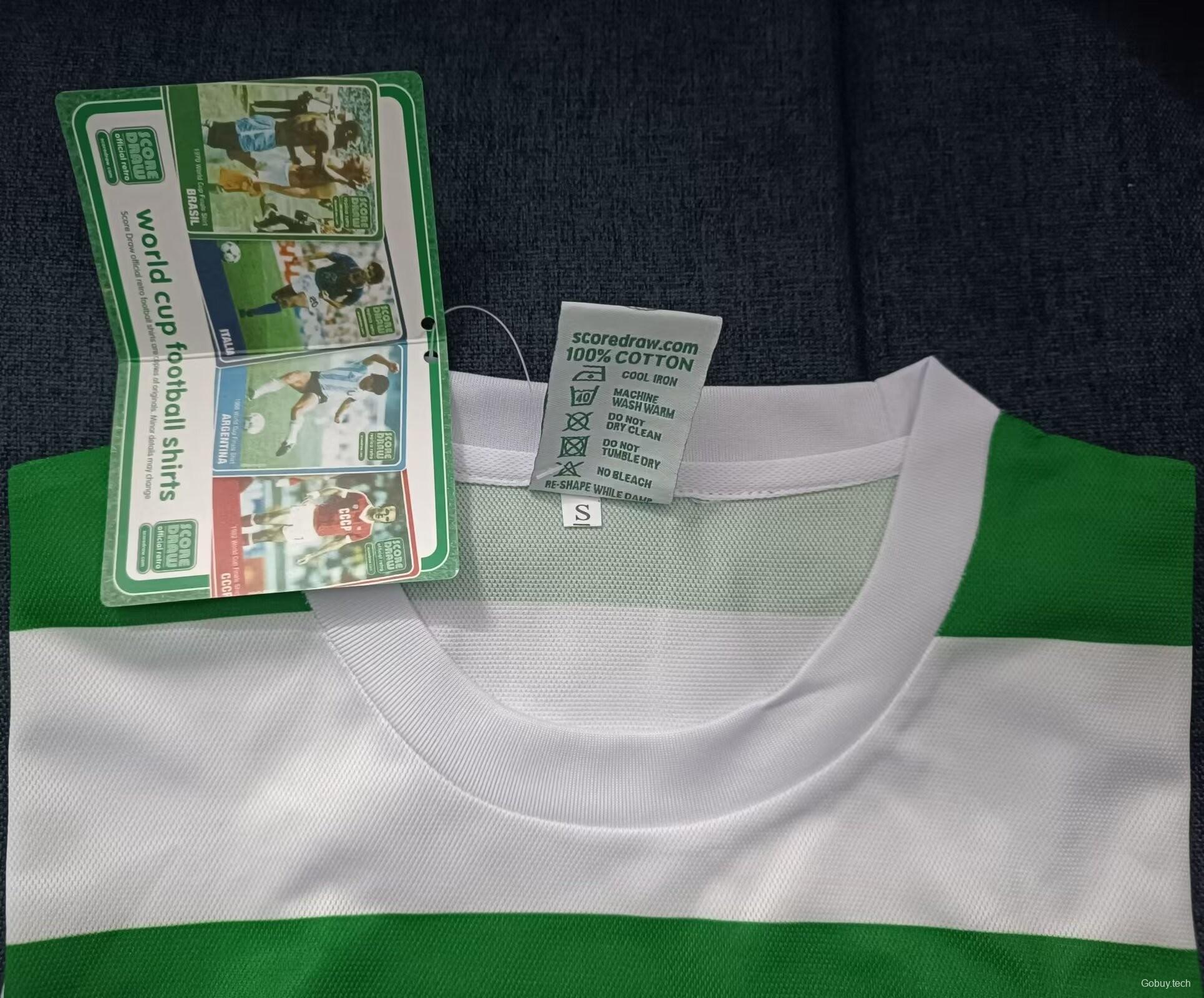 Retro 66/67 Celtic Home Jersey