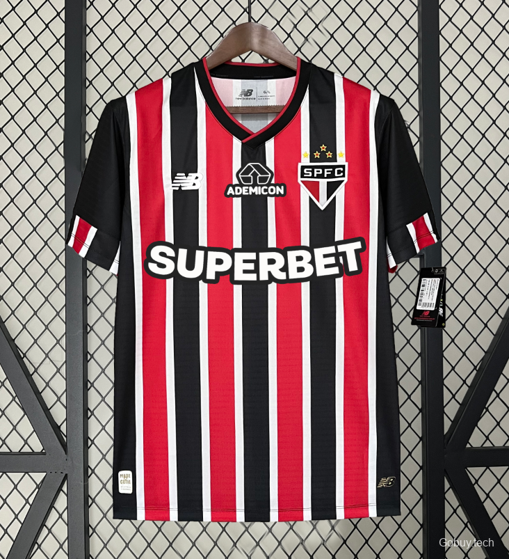 24/25 Sao Paulo Away Jersey + All Sponsors