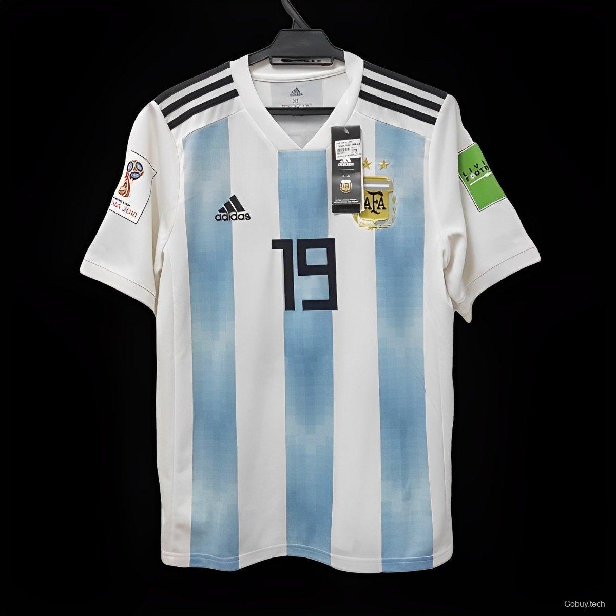 Retro 2018 Argentina Home Jersey