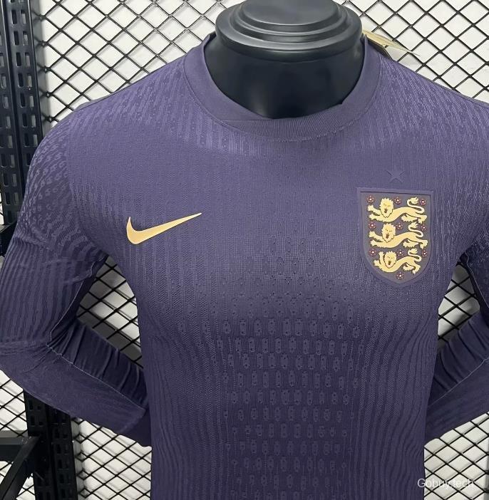 Player Version 2024 England Away Long Sleeve Jersey