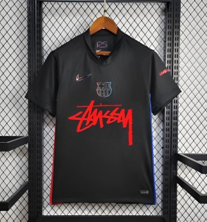 24/25 Barcelona x Stussy Away Black Jersey