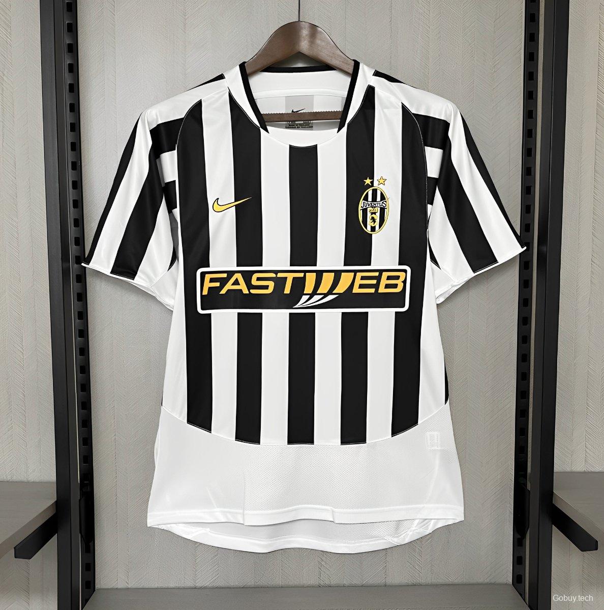 03/04 Retro Juventus Home Jersey